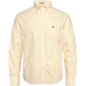 Gant Reg Classic Oxford Stripe Shirt XXXL Yellow XXXL Gant Reg Classic Oxford Stripe Shirt XXXL Yellow XXXL