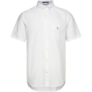 Gant Reg Oxford O.shield Ss Shirt L White L Gant Reg Oxford O.shield Ss Shirt L White L