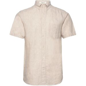 Gant Reg Linen Ss Shirt XXL Beige XXL Gant Reg Linen Ss Shirt XXL Beige XXL