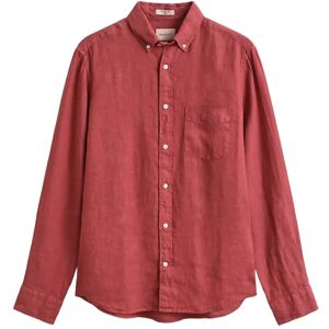 Gant Reg Gmnt Dyed Linen Shirt L Burgundy L Gant Reg Gmnt Dyed Linen Shirt L Burgundy L
