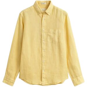 Gant Reg Gmnt Dyed Linen Shirt XXL Yellow XXL Gant Reg Gmnt Dyed Linen Shirt XXL Yellow XXL