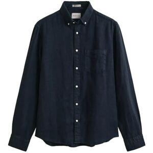 Gant Reg Gmnt Dyed Linen Shirt S Navy S Gant Reg Gmnt Dyed Linen Shirt S Navy S