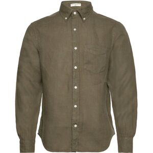 Gant Reg Gmnt Dyed Linen Shirt S Green S Gant Reg Gmnt Dyed Linen Shirt S Green S