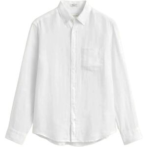 Gant Reg Gmnt Dyed Linen Shirt XXXL White XXXL Gant Reg Gmnt Dyed Linen Shirt XXXL White XXXL