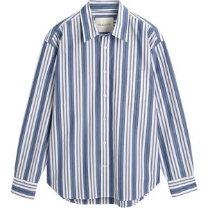 Gant Rel Papery Poplin Stripe Shirt M Blue M Gant Rel Papery Poplin Stripe Shirt M Blue M