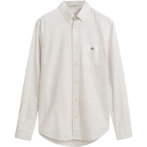 Gant Reg Classic Oxford Check Shirt L Cream L Gant Reg Classic Oxford Check Shirt L Cream L