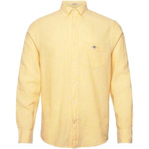 Gant Reg Cotton Linen Shirt XXL Yellow XXL Gant Reg Cotton Linen Shirt XXL Yellow XXL