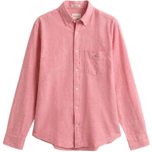 Gant Reg Cotton Linen Shirt M Pink M Gant Reg Cotton Linen Shirt M Pink M