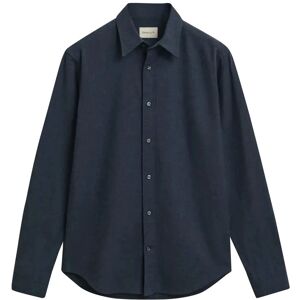 Gant Reg Flannel Melange Shirt M Blue M Gant Reg Flannel Melange Shirt M Blue M