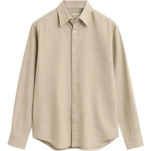 Gant Reg Flannel Melange Shirt S Beige S Gant Reg Flannel Melange Shirt S Beige S