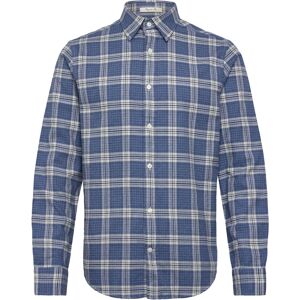 Gant Reg Flannel Melange Check Shirt XL Blue XL Gant Reg Flannel Melange Check Shirt XL Blue XL