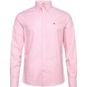 Gant Slim Oxford Stretch Stripe Shirt S Pink S Gant Slim Oxford Stretch Stripe Shirt S Pink S