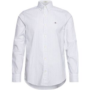 Gant Slim Oxford Stretch Stripe Shirt XXXL White XXXL Gant Slim Oxford Stretch Stripe Shirt XXXL White XXXL