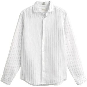 Gant Reg Linen Stripe Shirt XL White XL Gant Reg Linen Stripe Shirt XL White XL