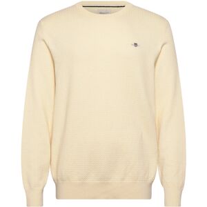 Gant Textured Cotton C-Neck S Yellow S Gant Textured Cotton C-Neck S Yellow S