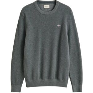 Gant Waffle Knit Sweater M Grey M Gant Waffle Knit Sweater M Grey M
