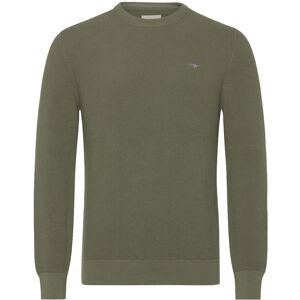 Gant Waffle Knit Sweater XL Khaki XL Gant Waffle Knit Sweater XL Khaki XL