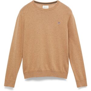 Gant Classic Cotton C-Neck S Beige S Gant Classic Cotton C-Neck S Beige S