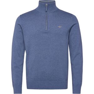 Gant Classic Cotton Half Zip S Blue S Gant Classic Cotton Half Zip S Blue S