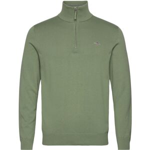 Gant Classic Cotton Half Zip XXL Khaki XXL Gant Classic Cotton Half Zip XXL Khaki XXL