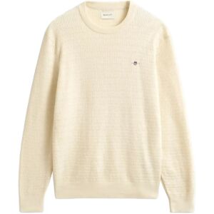Gant Mini Cable C-Neck M Cream M Gant Mini Cable C-Neck M Cream M