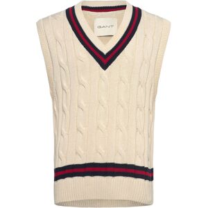 Gant Cable Vest M Cream M Gant Cable Vest M Cream M