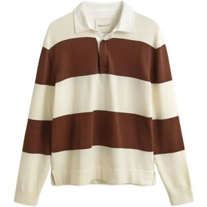 Gant Barstriped Cotton Polo XXL Brown XXL Gant Barstriped Cotton Polo XXL Brown XXL