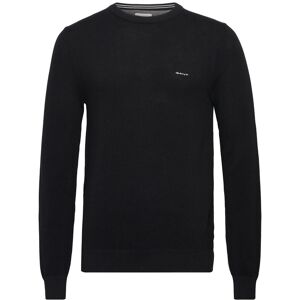 Gant Cotton Pique C-Neck L Black L Gant Cotton Pique C-Neck L Black L