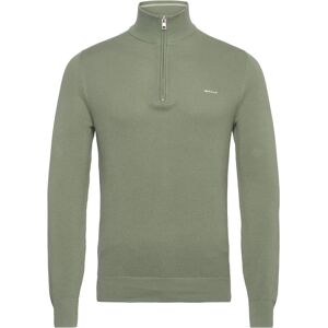Gant Cotton Pique Half Zip XXL Khaki XXL Gant Cotton Pique Half Zip XXL Khaki XXL