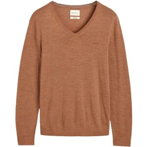 Gant Extrafine Merino Wool V-Neck M Brown M Gant Extrafine Merino Wool V-Neck M Brown M