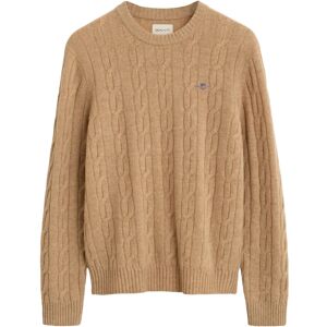 Gant Lambswool Cable C-Neck XL Beige XL Gant Lambswool Cable C-Neck XL Beige XL