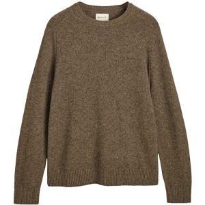 Gant Wool Blend C-Neck XL Brown XL Gant Wool Blend C-Neck XL Brown XL