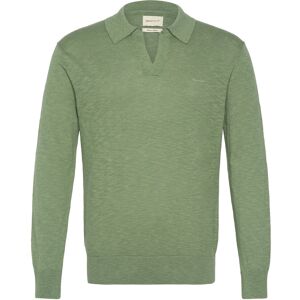 Gant Linen Blend Polo XXXL Green XXXL Gant Linen Blend Polo XXXL Green XXXL