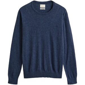 Gant Slub Cotton Linen C-Neck S Navy S Gant Slub Cotton Linen C-Neck S Navy S