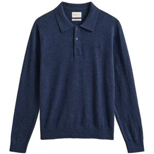 Gant Slub Cotton Linen Polo S Navy S Gant Slub Cotton Linen Polo S Navy S