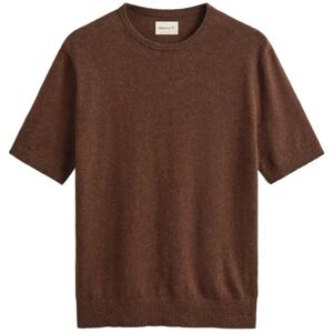 Gant Slub Cotton Linen Ss C-Neck XXXL Brown XXXL Gant Slub Cotton Linen Ss C-Neck XXXL Brown XXXL