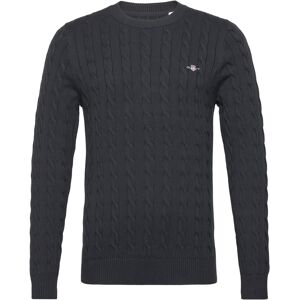 Gant Classic Cable Knit Sweater S Black S Gant Classic Cable Knit Sweater S Black S