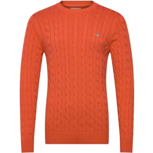 Gant Classic Cable Knit Sweater M Orange M Gant Classic Cable Knit Sweater M Orange M