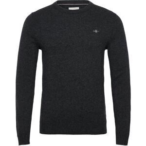 Gant Lambswool Blend C-Neck S Grey S Gant Lambswool Blend C-Neck S Grey S