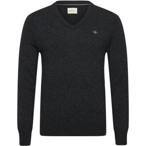 Gant Lambswool Blend V-Neck L Grey L Gant Lambswool Blend V-Neck L Grey L
