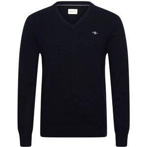 Gant Lambswool Blend V-Neck S Navy S Gant Lambswool Blend V-Neck S Navy S