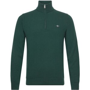 Gant Lambswool Blend Half Zip L Green L Gant Lambswool Blend Half Zip L Green L