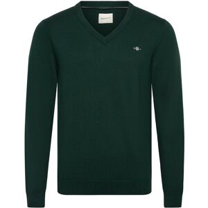 Gant Shield Cotton V-Neck M Green M Gant Shield Cotton V-Neck M Green M