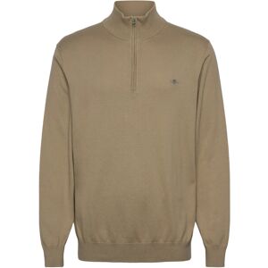 Gant Cotton Half Zip XXXL Khaki XXXL Gant Cotton Half Zip XXXL Khaki XXXL