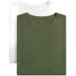 Gant 2-Pack Crew Neck T-Shirts XL Khaki XL Gant 2-Pack Crew Neck T-Shirts XL Khaki XL