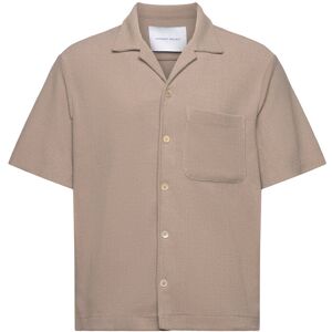 Pro-Ject Camp Collar Shirt - Earth Knit S Beige S Pro-Ject Camp Collar Shirt - Earth Knit S Beige S