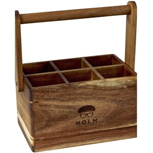 Holm Holder 6 Rum 25X14X22CM Brown 25X14X22CM Holm Holder 6 Rum 25X14X22CM Brown 25X14X22CM