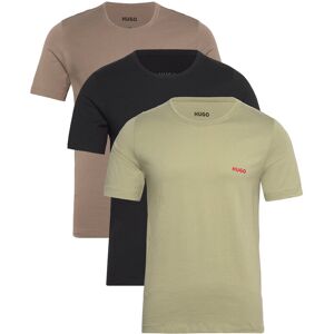 HUGO T-Shirt Rn Triplet P M Khaki M HUGO T-Shirt Rn Triplet P M Khaki M