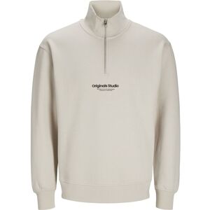 Jack & Jones Jorvesterbro Sweat Quarter Zip Hn Sn S Cream S Jack & Jones Jorvesterbro Sweat Quarter Zip Hn Sn S Cream S