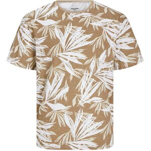 Jack & Jones Jjebryan Aop Tee S/S O-Neck Sn M Beige M Jack & Jones Jjebryan Aop Tee S/S O-Neck Sn M Beige M